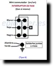 Mini conmutador on-on.